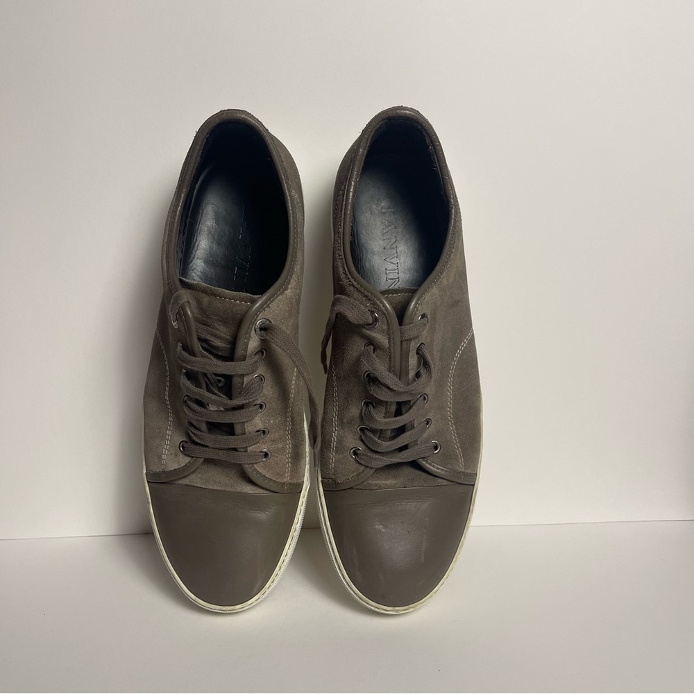 Lanvin suede and leather Men’s 12 US Light Brown Used Good condition